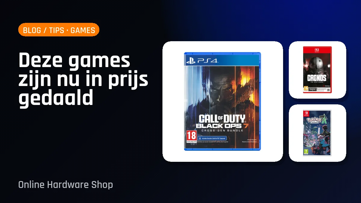 Deze games zijn nu in prijs gedaald