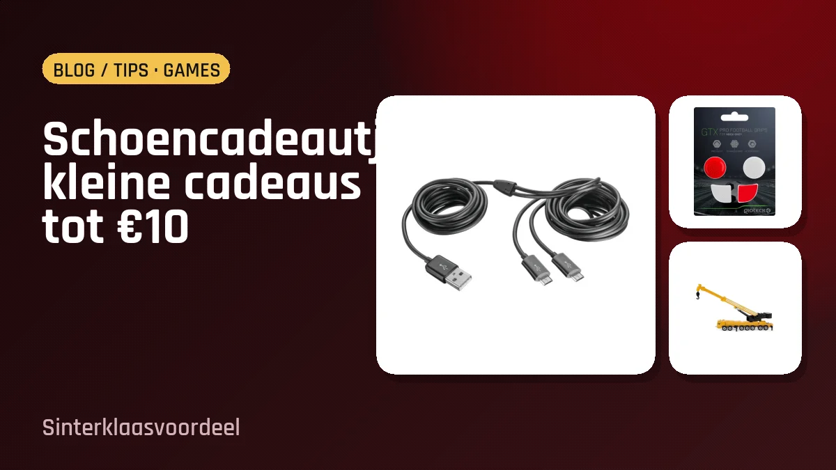 Schoencadeautjes: kleine cadeaus tot €10