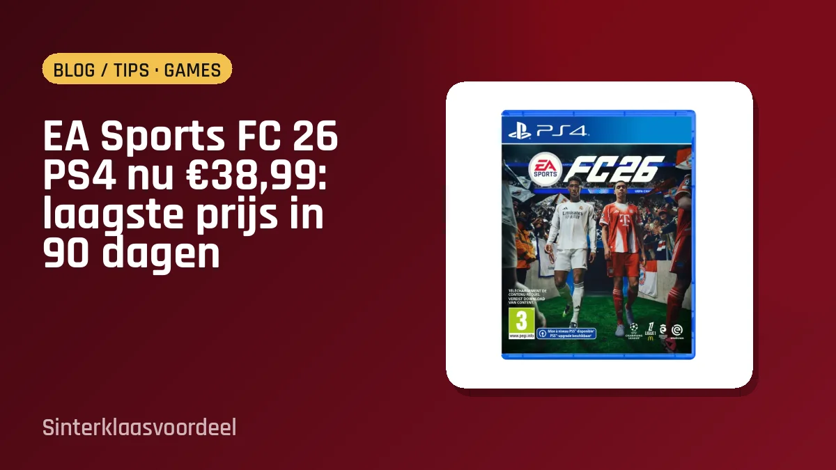 EA Sports FC 26 PS4 nu €38,99: laagste prijs in 90 dagen